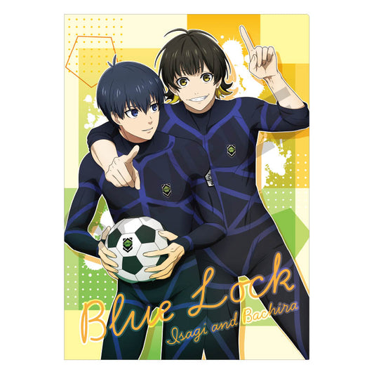 ブルーロック_シングルクリアファイル　グリーンイエロー