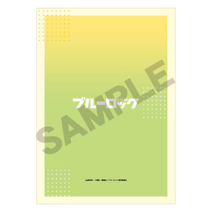 ブルーロック_シングルクリアファイル　グリーンイエロー