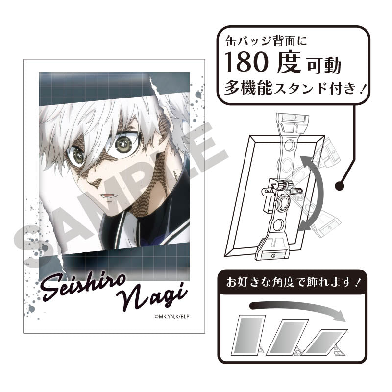 ブルーロック_フォトジェニ缶バッジ　凪誠士郎　グリッド