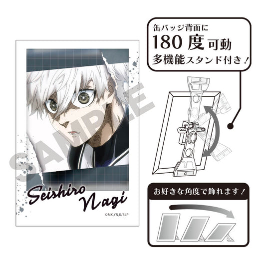 ブルーロック_フォトジェニ缶バッジ　凪誠士郎　グリッド