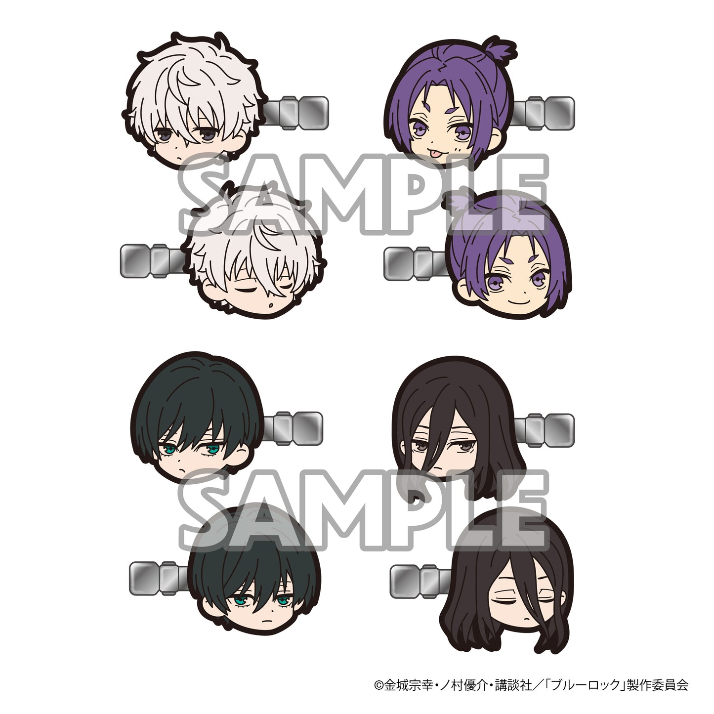 ブルーロック_ラバー前髪クリップ Vol.2　BOX