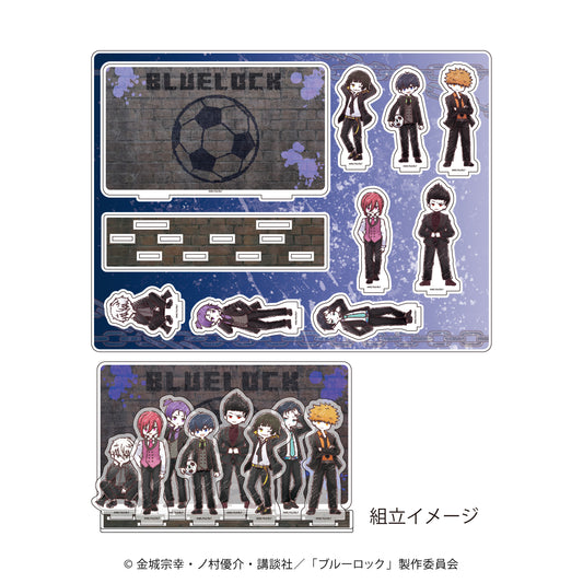 ブルーロック_プレミアム アクリルジオラマプレート02/スーツver. 集合(グラフアートイラスト)