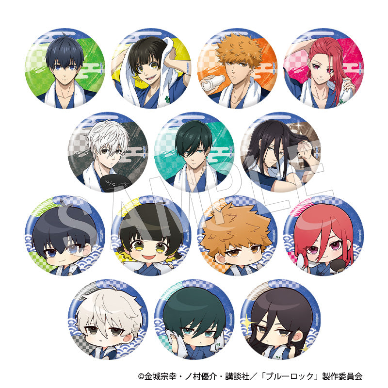 ブルーロック_トレーディング缶バッジ(ランダムホロ入り) 館内着ver.