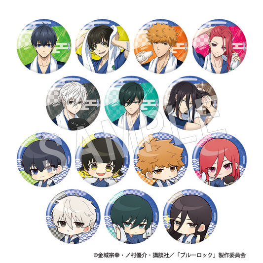 ブルーロック_トレーディング缶バッジ(ランダムホロ入り) 館内着ver.