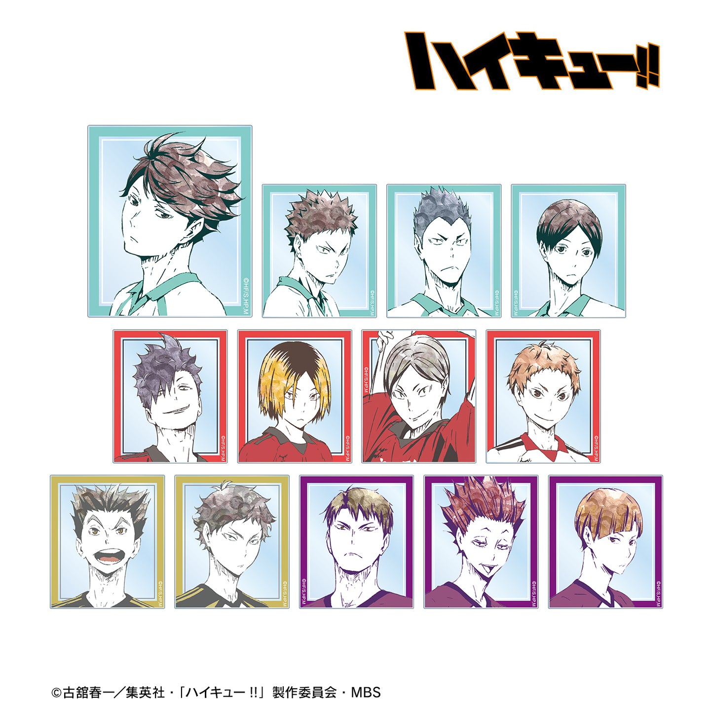 ハイキュー!!_トレーディング Ani-Art 第1弾 アクリルカード ver.B(単位/BOX)