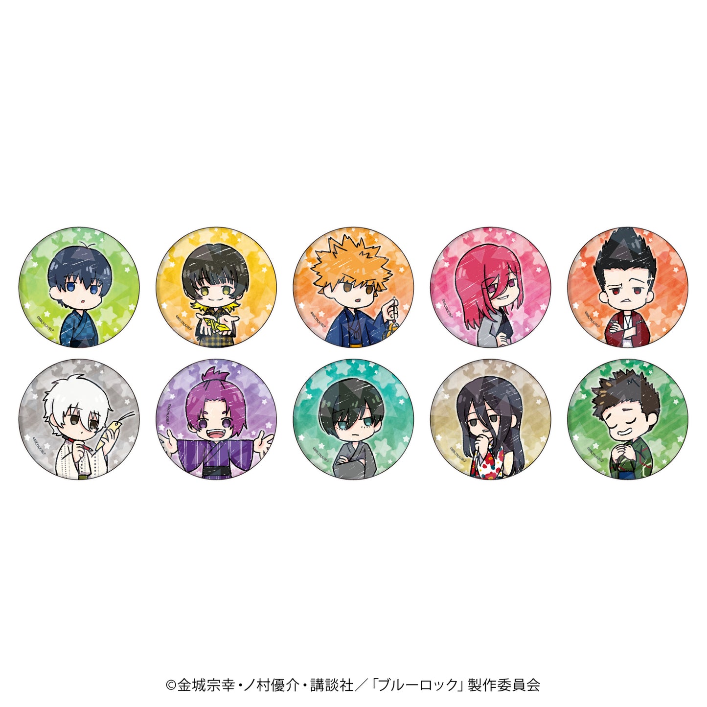 ブルーロック_ホログラム缶バッジ(65mm)03/七夕ver. ボックス(全10種)(グラフアートイラスト)