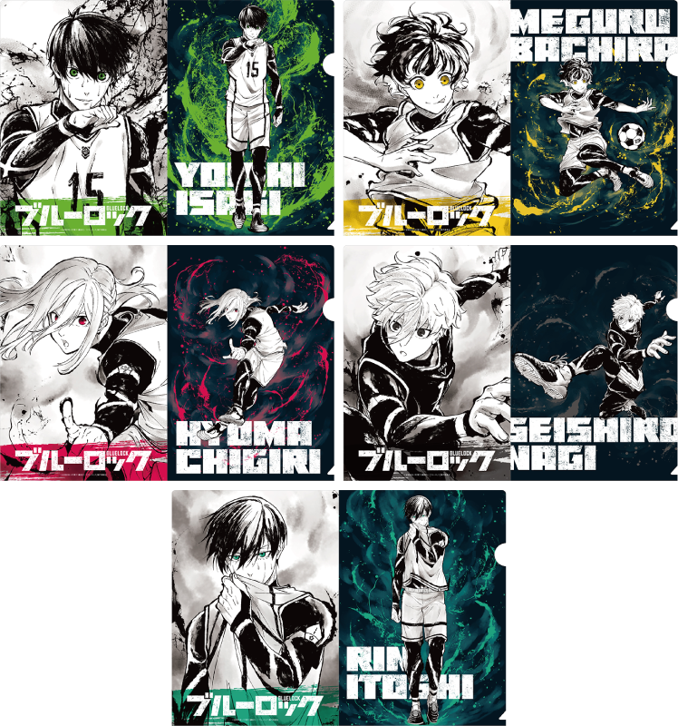 ブルーロック_クリアファイル 水墨画 (凪誠士郎)