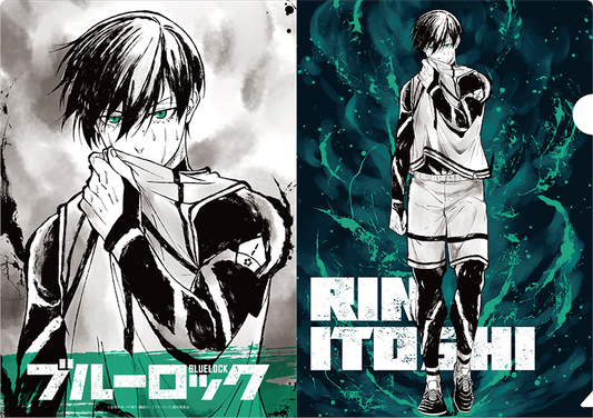 ブルーロック_クリアファイル 水墨画 (糸師凛)