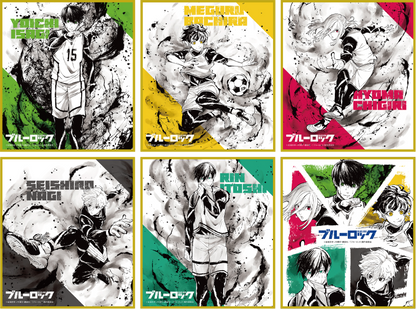 ブルーロック_トレーディングミニ色紙 水墨画 1BOX