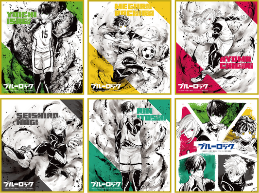 ブルーロック_トレーディングミニ色紙 水墨画 1BOX