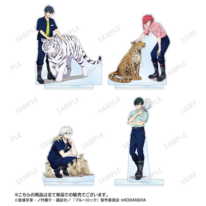 ブルーロック_ 東武動物公園コラボ 描き下ろしイラスト 千切 豹馬 飼育係ver. 特大アクリルスタンド