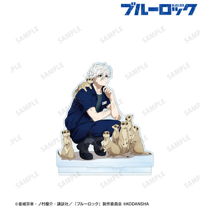 ブルーロック_ 東武動物公園コラボ 描き下ろしイラスト 凪 誠士郎 飼育係ver. 特大アクリルスタンド