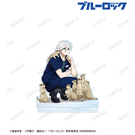 ブルーロック_ 東武動物公園コラボ 描き下ろしイラスト 凪 誠士郎 飼育係ver. 特大アクリルスタンド