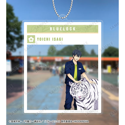 ブルーロック_ 東武動物公園コラボ 描き下ろしイラスト 潔 世一 飼育係ver. SNS風BIGアクリルキーホルダー