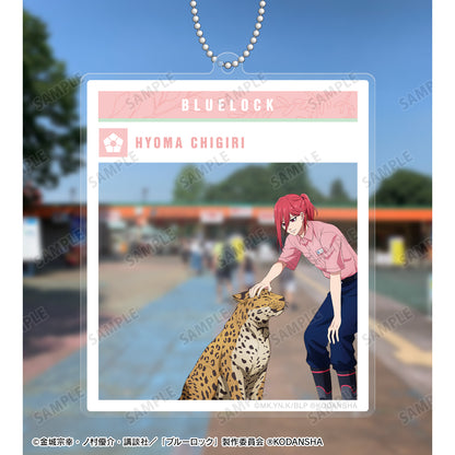 ブルーロック_ 東武動物公園コラボ 描き下ろしイラスト 千切 豹馬 飼育係ver. SNS風BIGアクリルキーホルダー