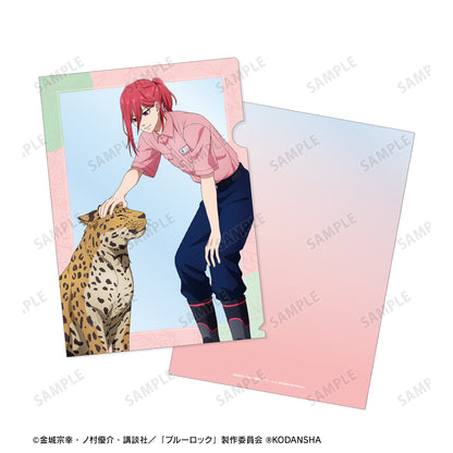 ブルーロック_ 東武動物公園コラボ 描き下ろしイラスト 千切 豹馬 飼育係ver. クリアファイル