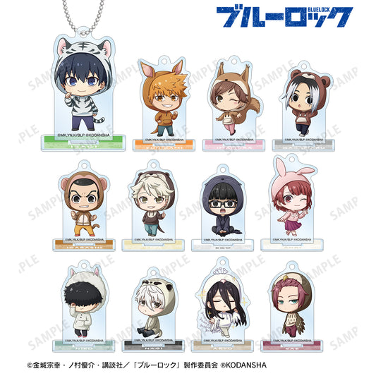 ブルーロック_ 東武動物公園コラボ トレーディング ちびキャラ アクリルスタンドキーホルダー ver.A(単位/BOX)