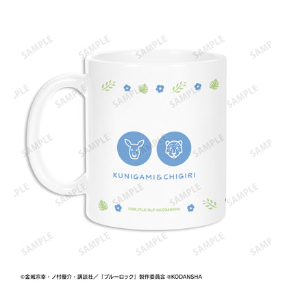 ブルーロック_ 東武動物公園コラボ 國神 錬介＆千切 豹馬 ちびキャラ マグカップ