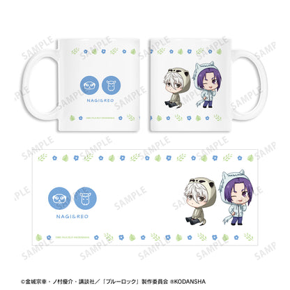 ブルーロック_ 東武動物公園コラボ 凪 誠士郎＆御影 玲王 ちびキャラ マグカップ