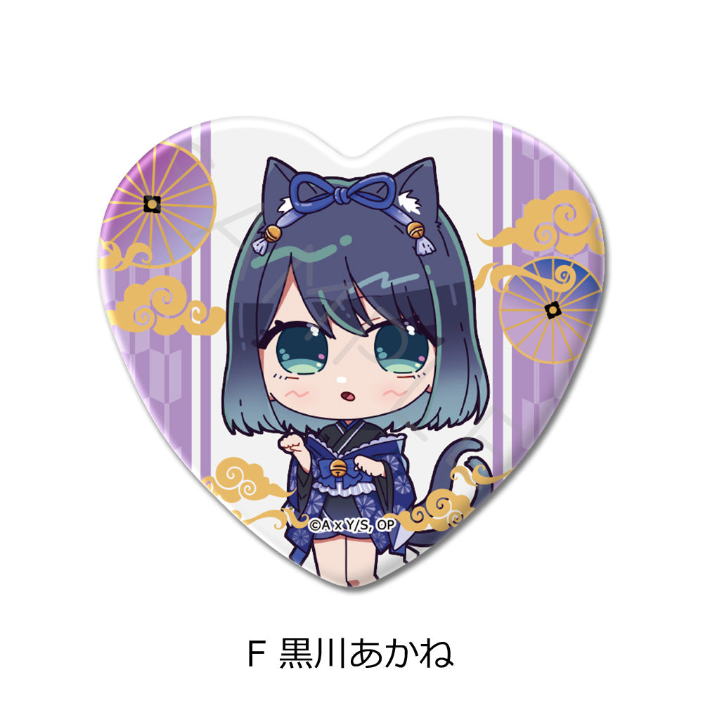  【推しの子】_ハート型缶バッジ F 黒川あかね