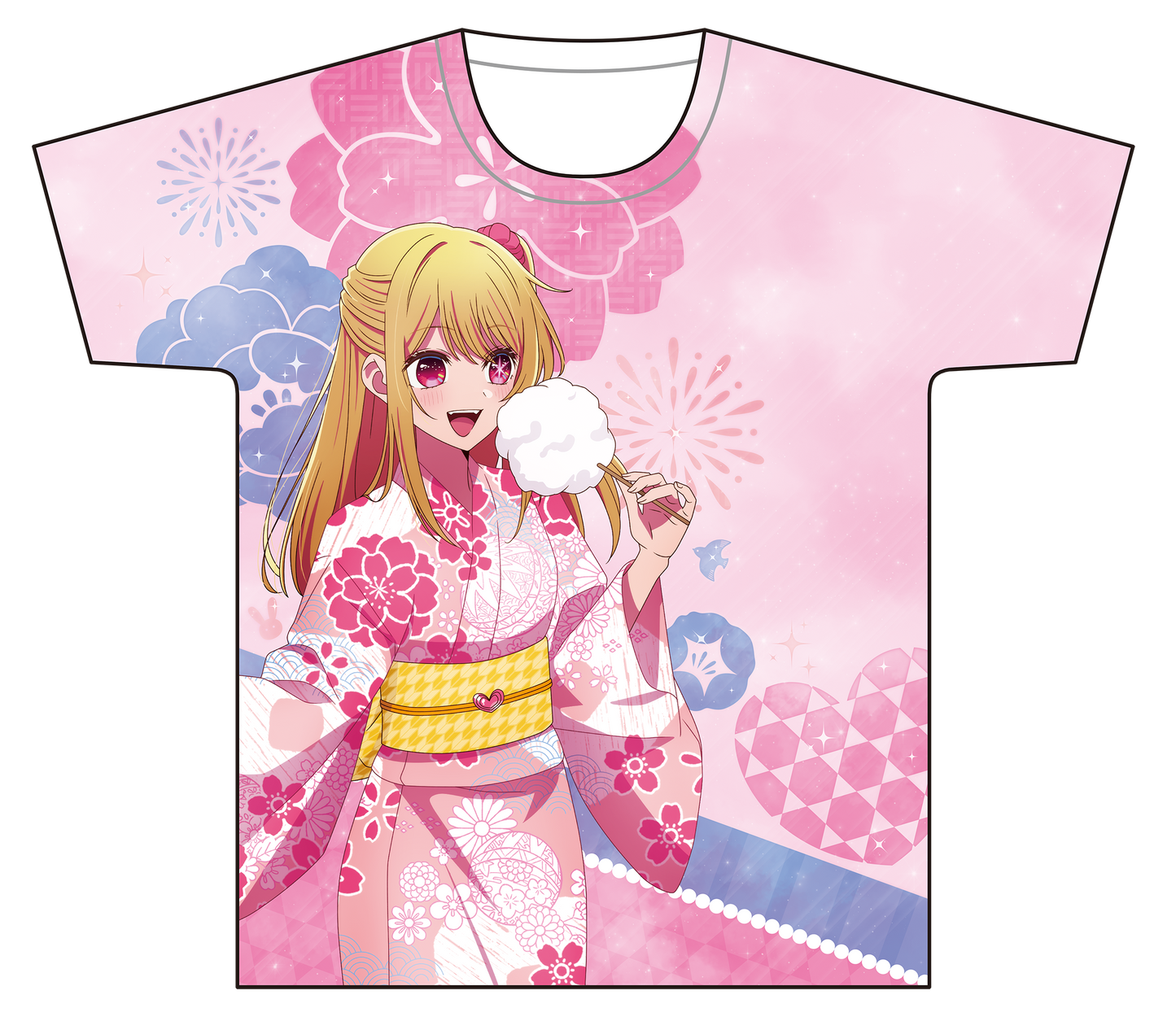 推しの子_フルグラフィックTシャツ／ルビー