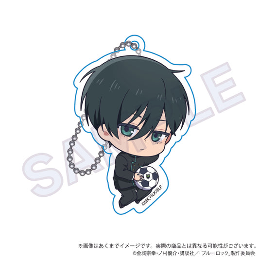 ブルーロック_アクリルキーホルダー 寝転びミニキャラver. 糸師凛