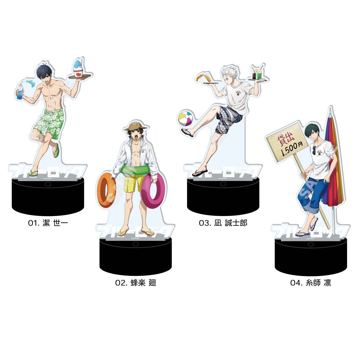 ブルーロック_海の家 LEDビッグアクリルスタンド /01 潔 世一