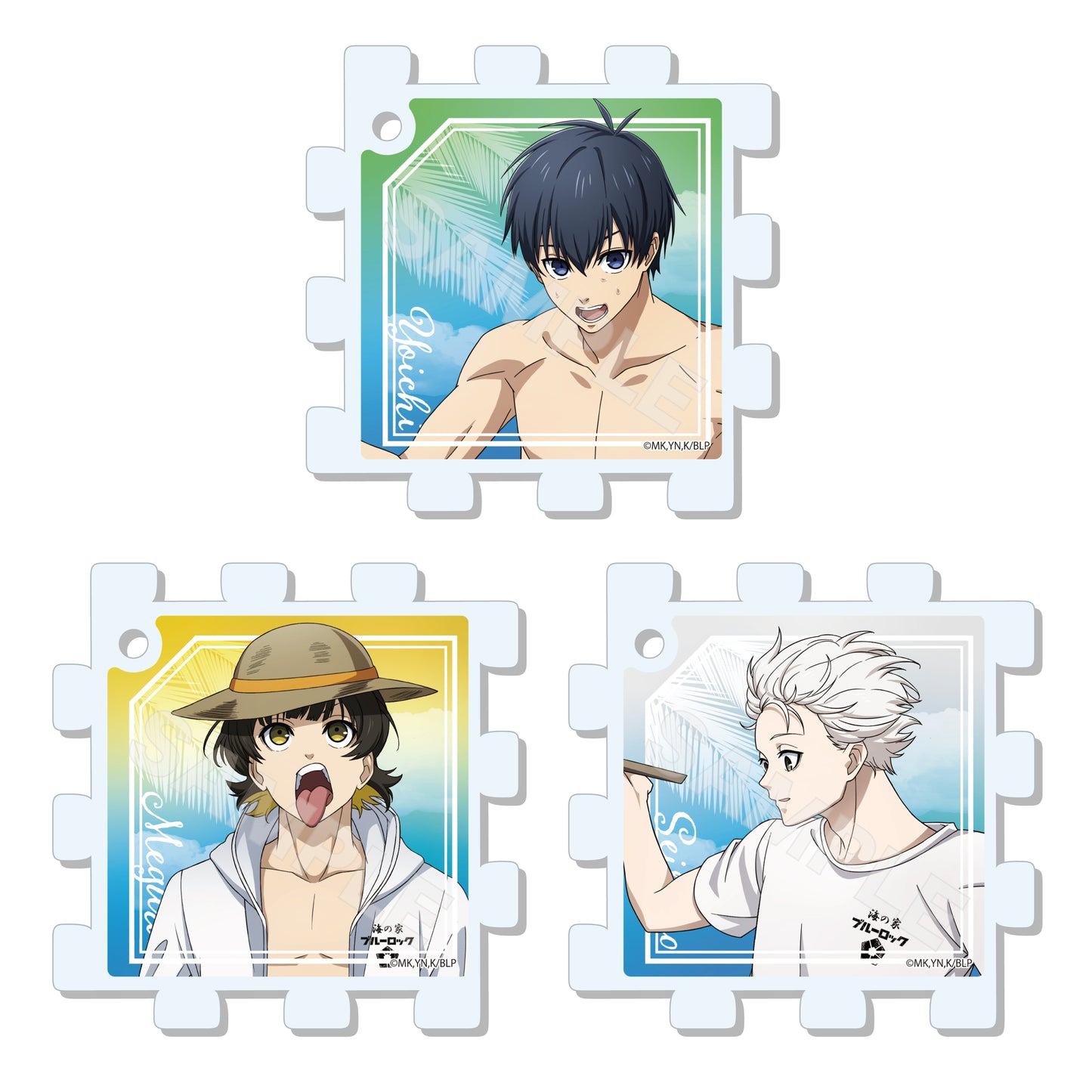 ブルーロック_海の家 パズルキーホルダー /01 第1弾 1BOX
