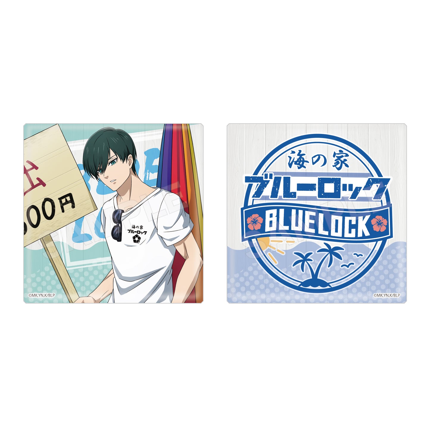 ブルーロック_海の家 ビッグスクエア缶バッジ /01 第1弾 1BOX