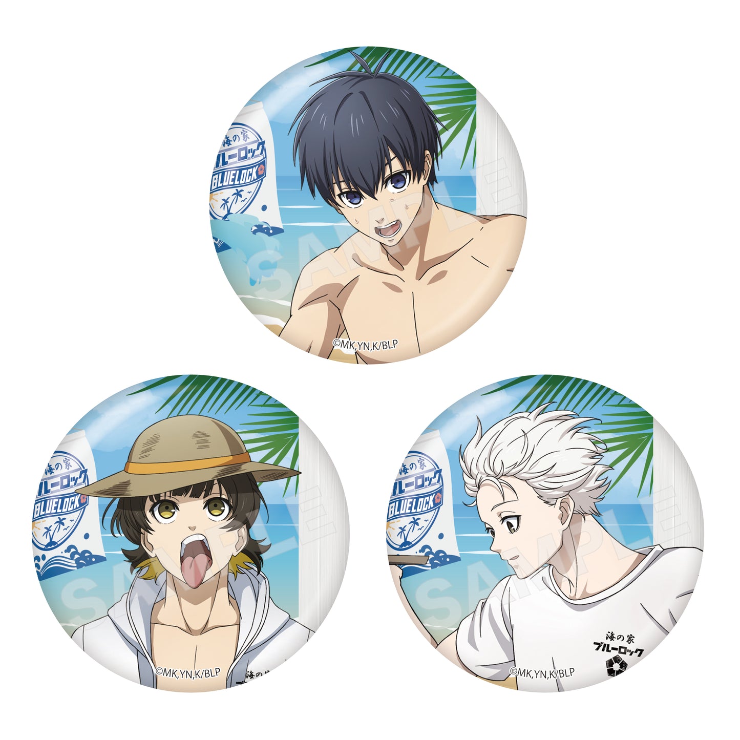 ブルーロック_海の家 メタリック缶バッジ /01 第1弾 1BOX