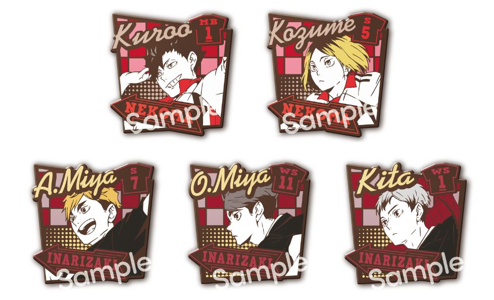 ハイキュー!!_ラバーラグコレクション 音駒高校&稲荷崎高校 1BOX