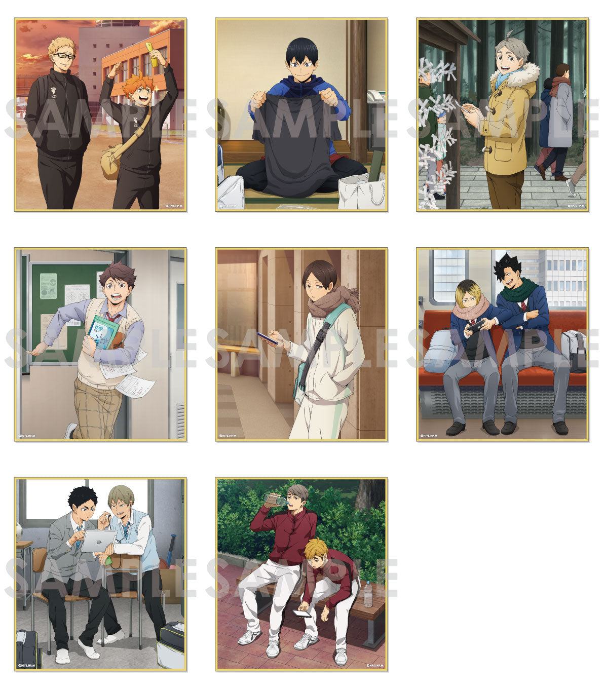 ハイキュー!!_トレーディングミニ色紙 -One Fine Day!- 1BOX