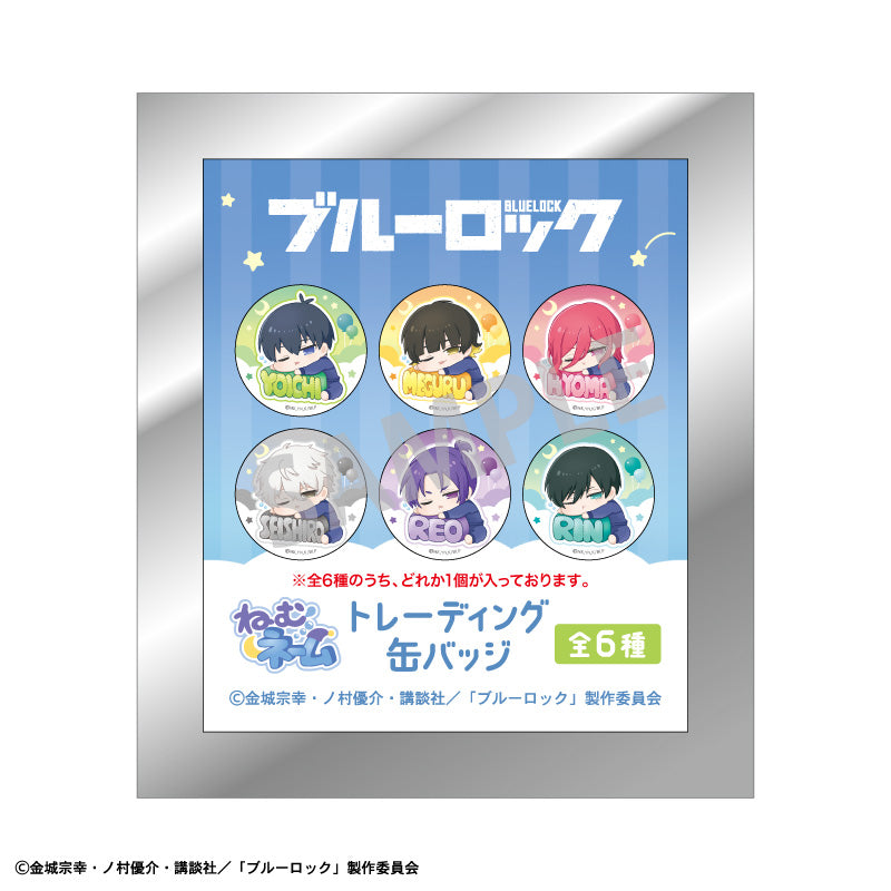 ブルーロック_トレーディング缶バッジ_ねむネーム【コンプリートBOX】