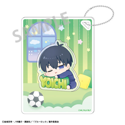 ブルーロック_プチパーツ付きアクリルキーホルダー_潔世一_ねむネーム