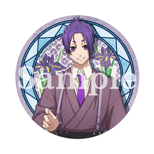 ブルーロック_ちょいデカ缶バッジ 大正浪漫2弾 (御影玲王)