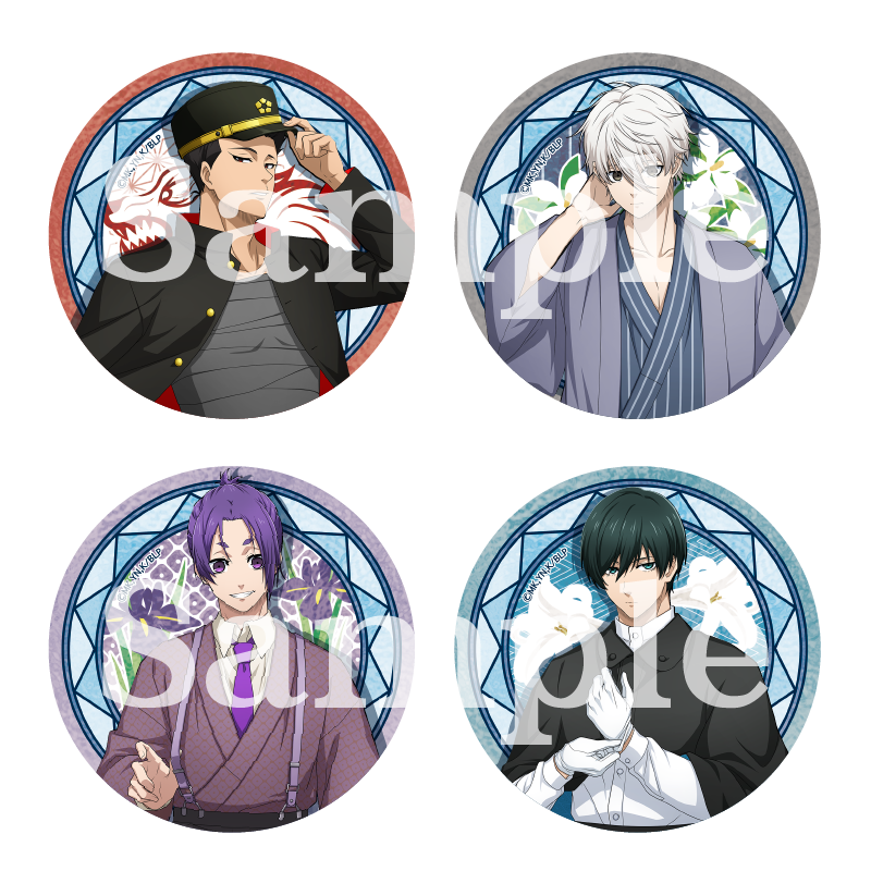 ブルーロック_ちょいデカ缶バッジ 大正浪漫2弾 (御影玲王)