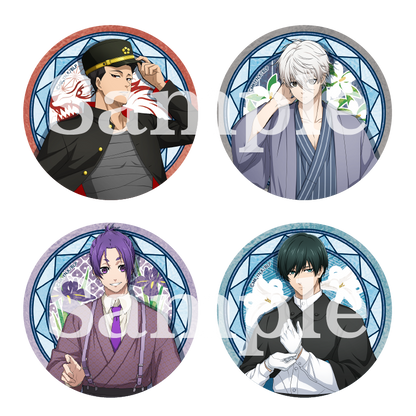 ブルーロック_ちょいデカ缶バッジ 大正浪漫2弾 (糸師凛)