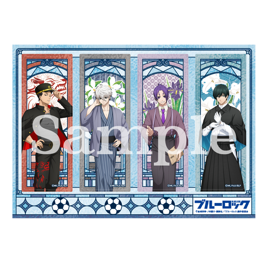 ブルーロック_クリアしおりセット 大正浪漫2弾