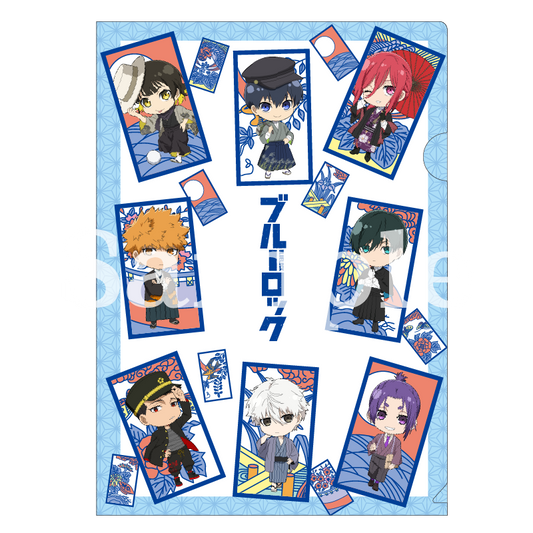 ブルーロック_クリアファイル大正浪漫デフォルメ