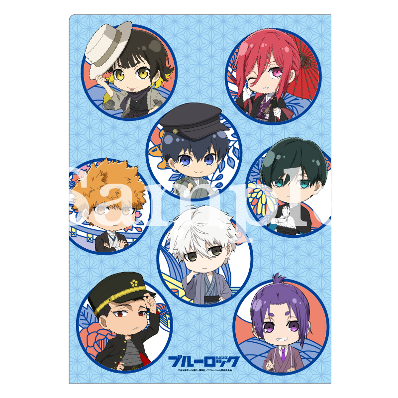ブルーロック_クリアファイル大正浪漫デフォルメ