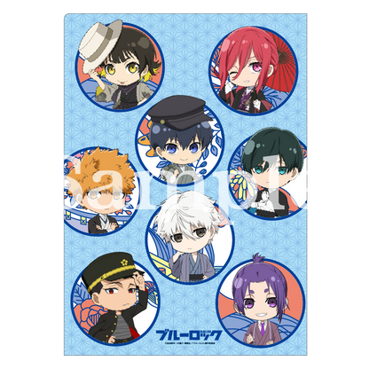 ブルーロック_クリアファイル大正浪漫デフォルメ