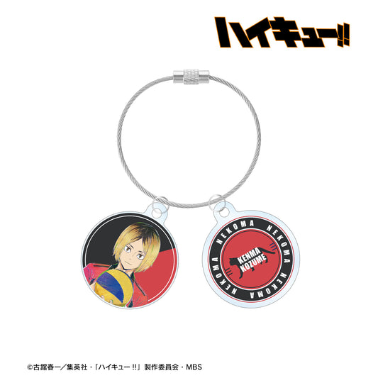 ハイキュー!!_孤爪研磨 Ani-Art 第6弾 2連ワイヤーアクリルキーホルダー