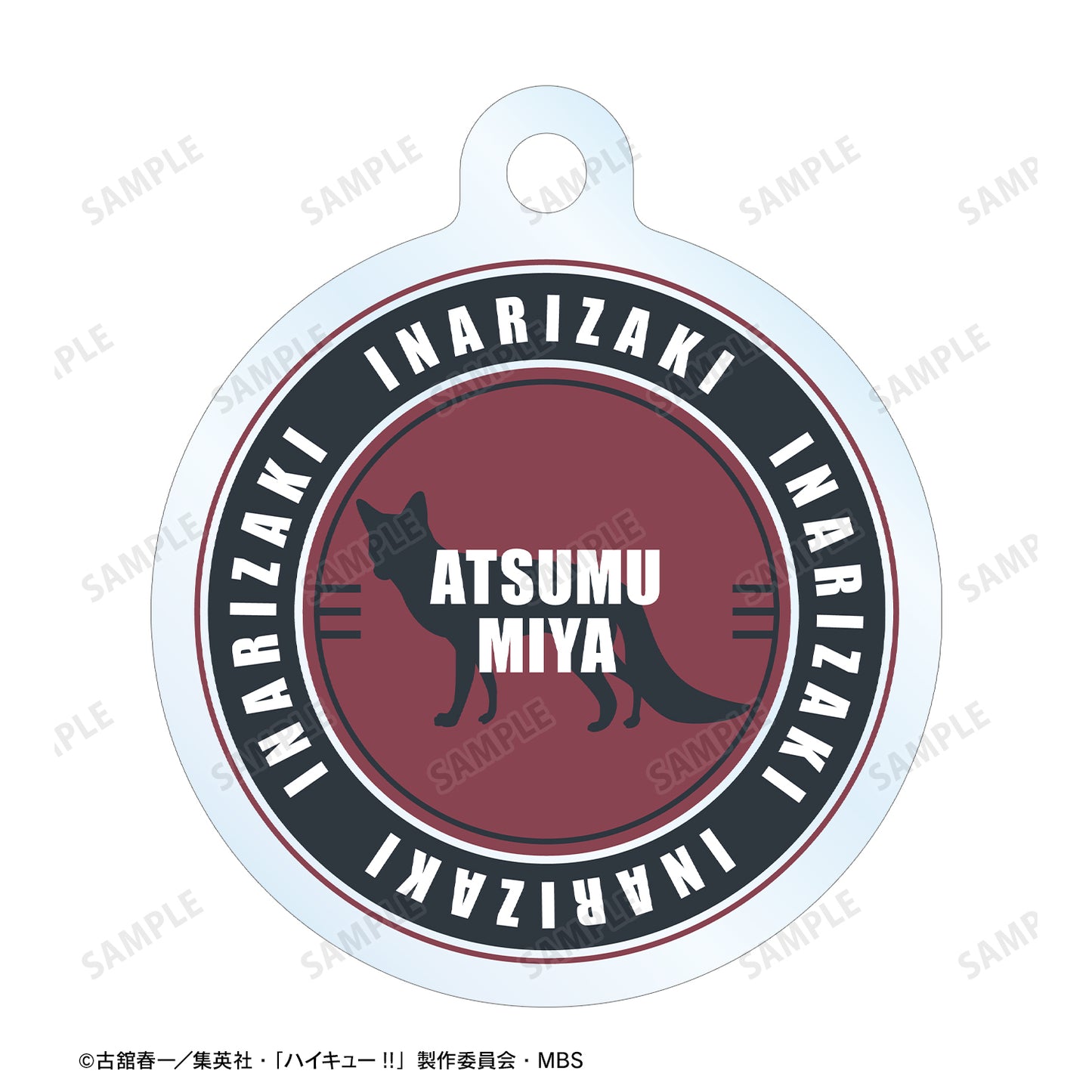 ハイキュー!!_宮侑 Ani-Art 第6弾 2連ワイヤーアクリルキーホルダー