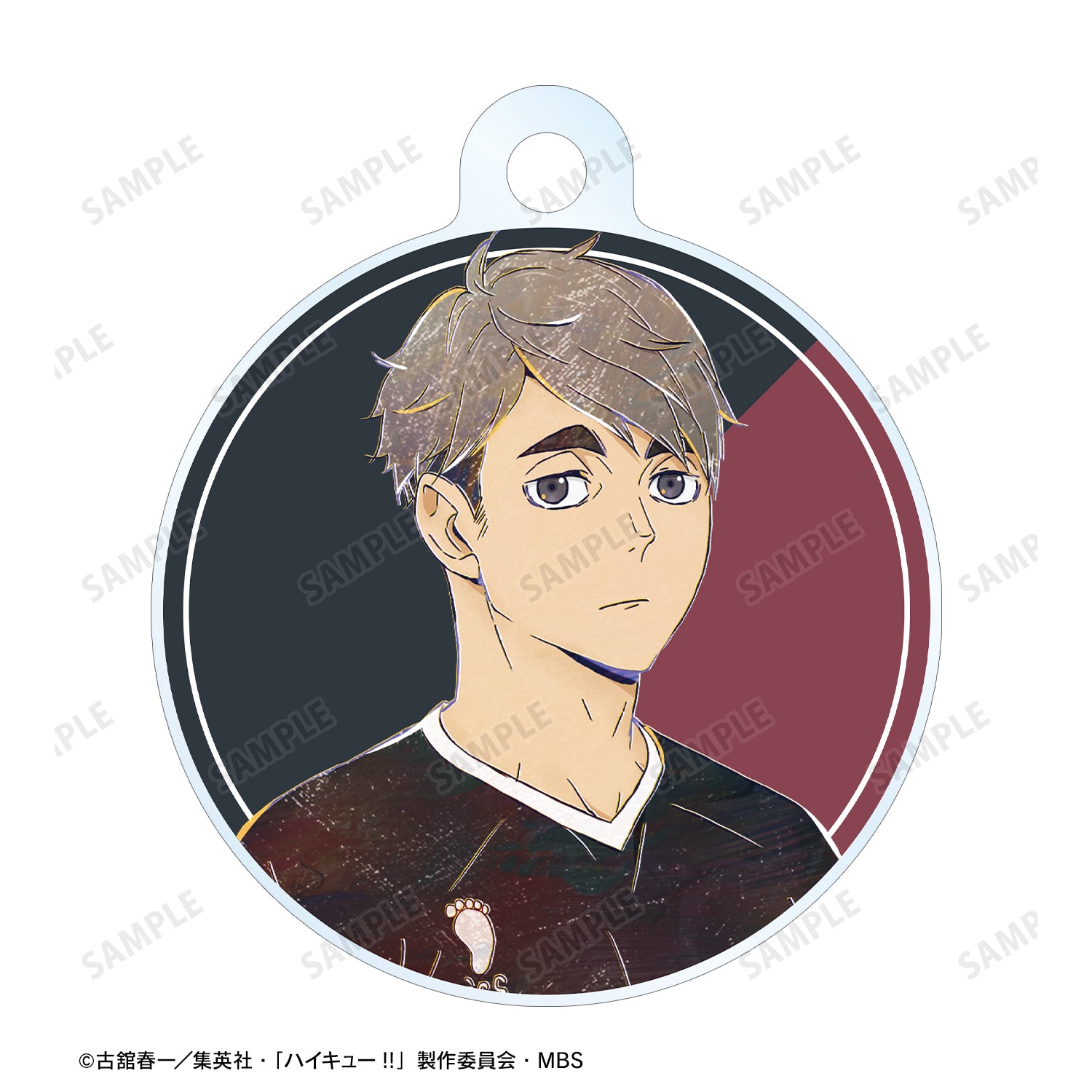 ハイキュー!!_宮治 Ani-Art 第6弾 2連ワイヤーアクリルキーホルダー