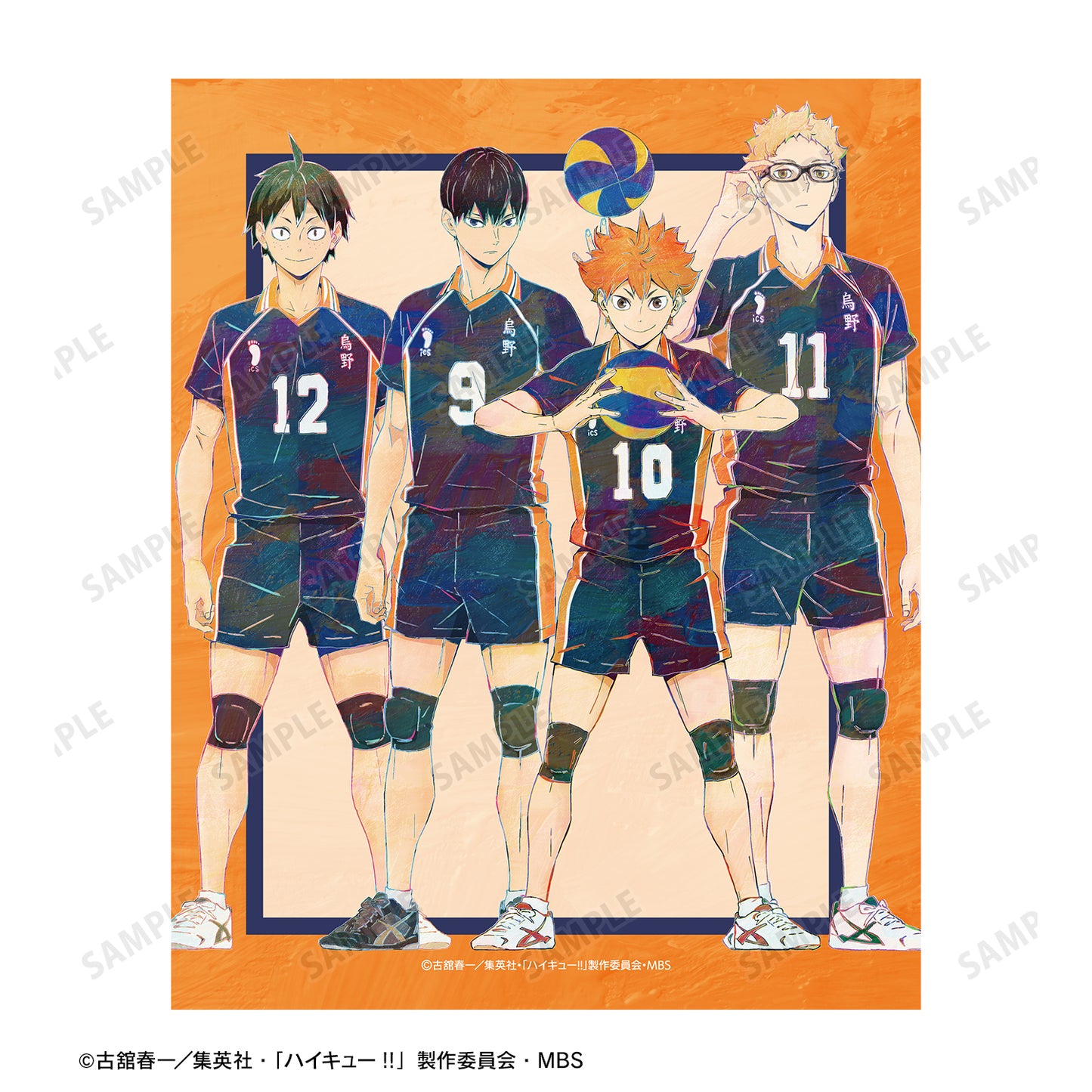 ハイキュー!!_1年生 Ani-Art 第4弾 キャンバスボード