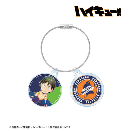 ハイキュー!!_山口忠 Ani-Art 第4弾 2連ワイヤーアクリルキーホルダー