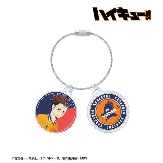 ハイキュー!!_西谷夕 Ani-Art 第4弾 2連ワイヤーアクリルキーホルダー