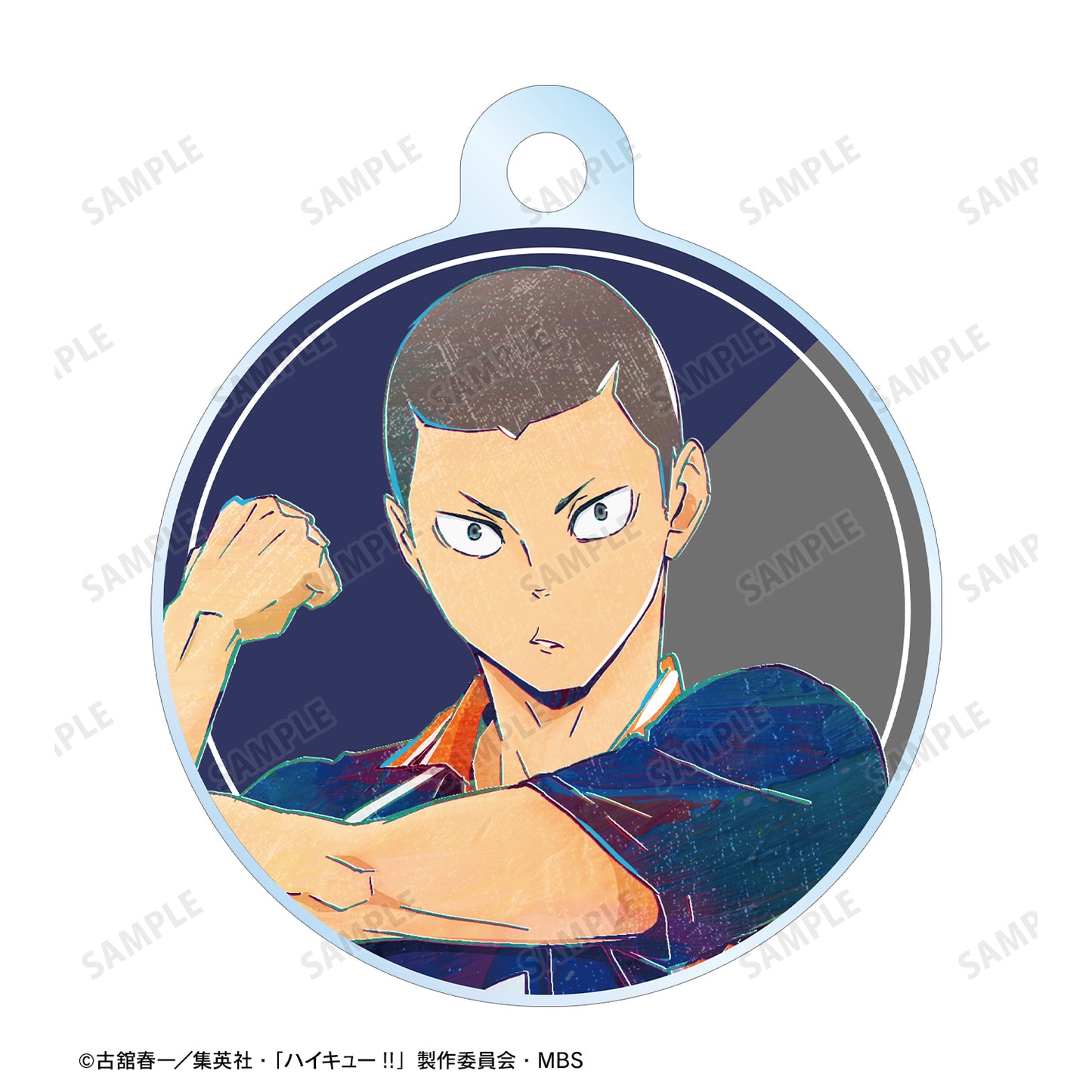 ハイキュー!!_田中龍之介 Ani-Art 第4弾 2連ワイヤーアクリルキーホルダー