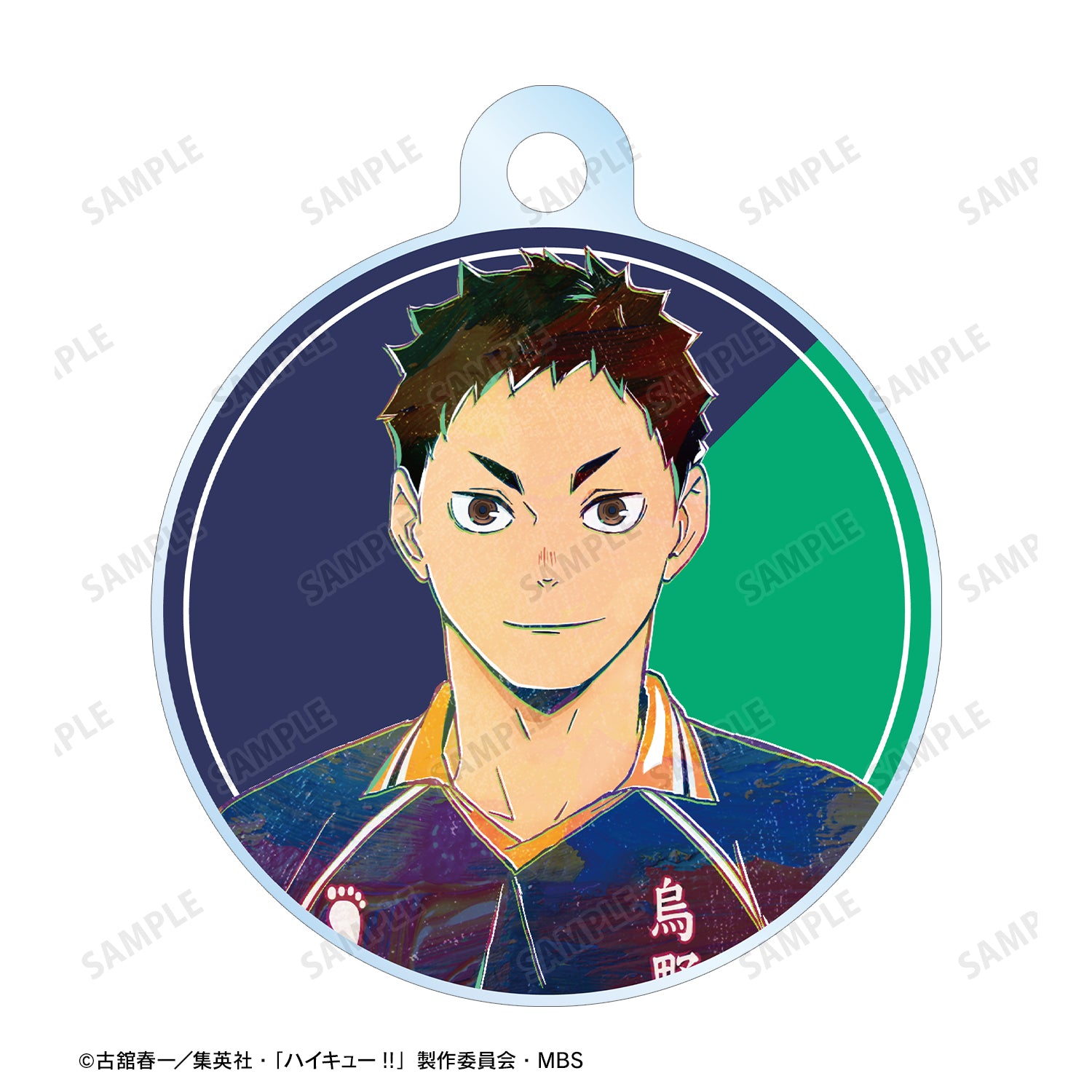 ハイキュー!!_澤村大地 Ani-Art 第4弾 2連ワイヤーアクリルキーホルダー