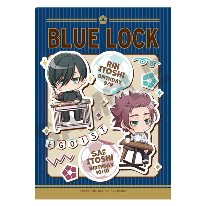 ブルーロック_シングルクリアファイル ブルー ぷちクラ